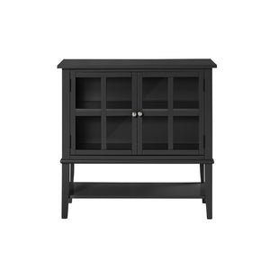 Ameriwood Home Franklin 2 Door Storage Cabinet - Black