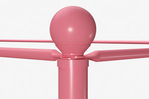 DHP Canopy Metal Bed - Pink - Twin