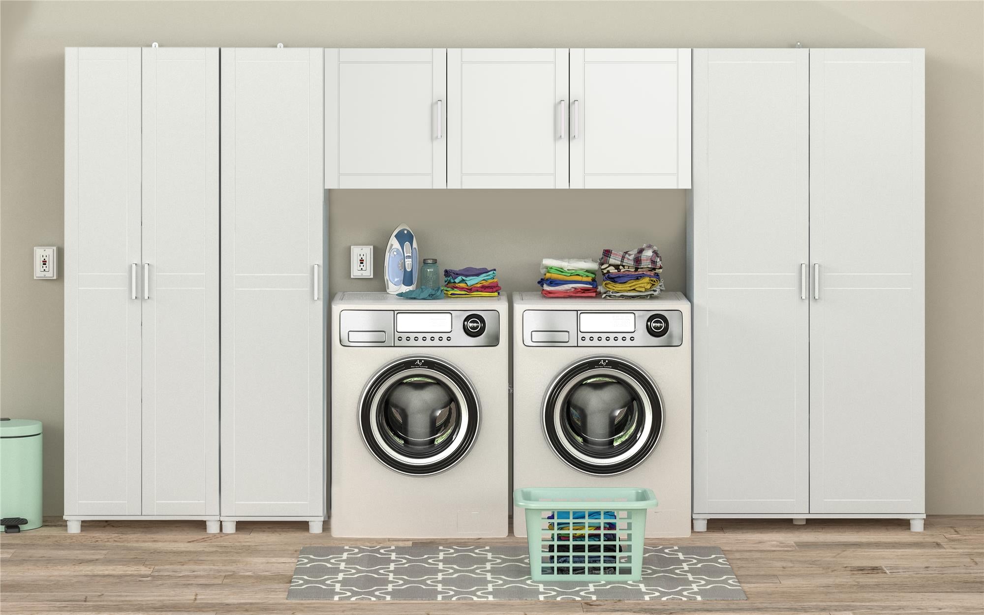 Systembuild Evolution Callahan 54" Wall Cabinet - White