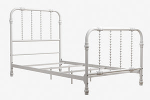 DHP Jenny Lind Metal Bed Frame - White - Twin