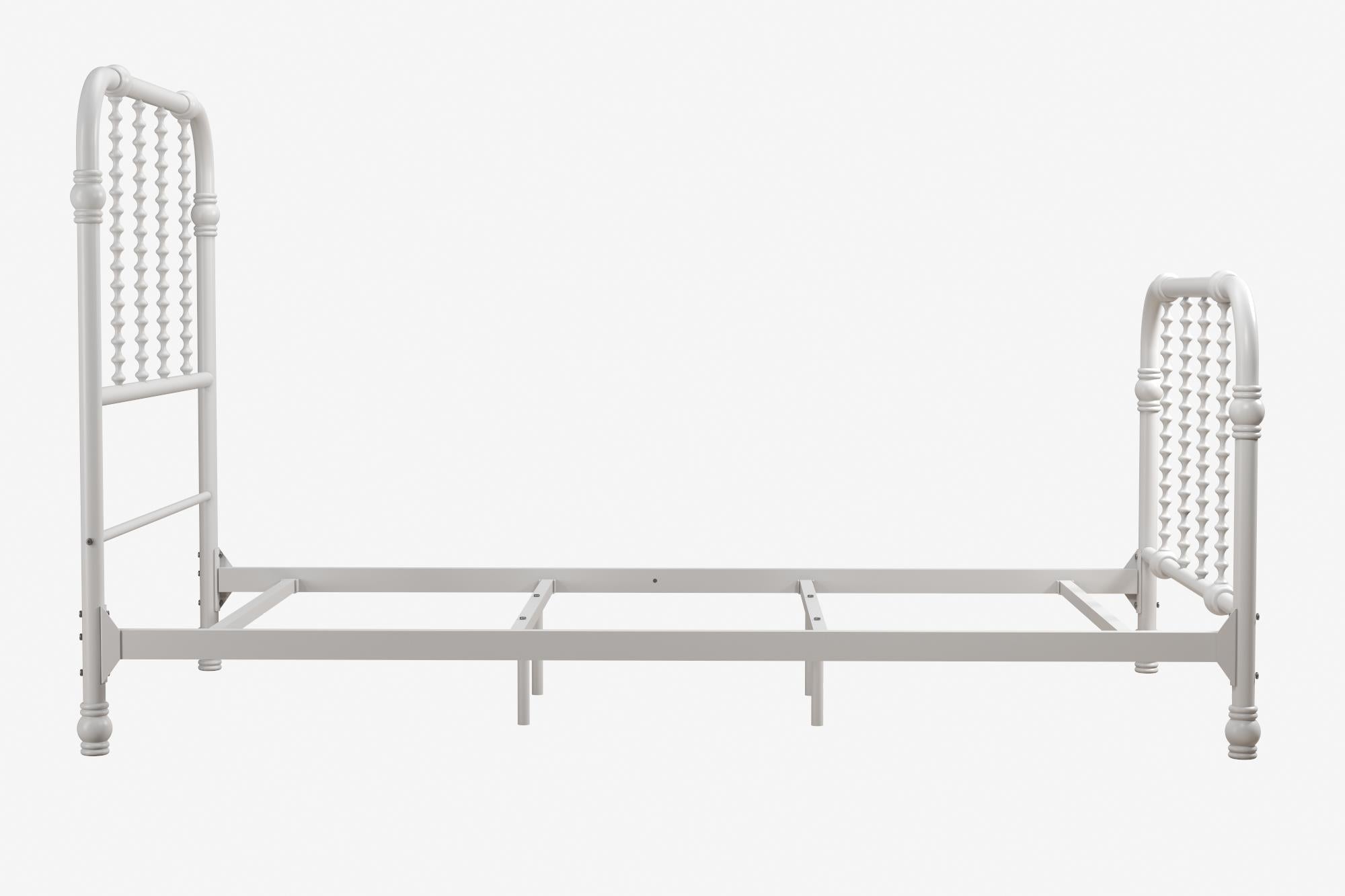 DHP Jenny Lind Metal Bed Frame - White - Twin
