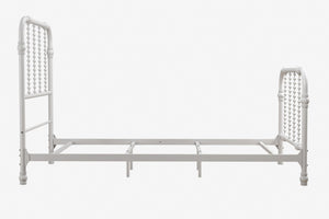 DHP Jenny Lind Metal Bed Frame - White - Twin