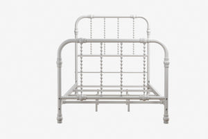 DHP Jenny Lind Metal Bed Frame - White - Twin