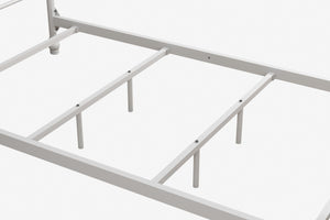 DHP Jenny Lind Metal Bed Frame - White - Twin
