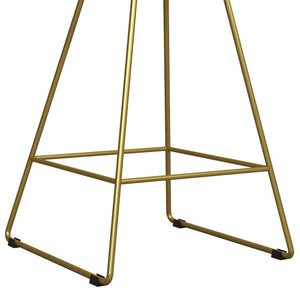 CosmoLiving Ellis Wire Counter Height Bar Stool - Gold