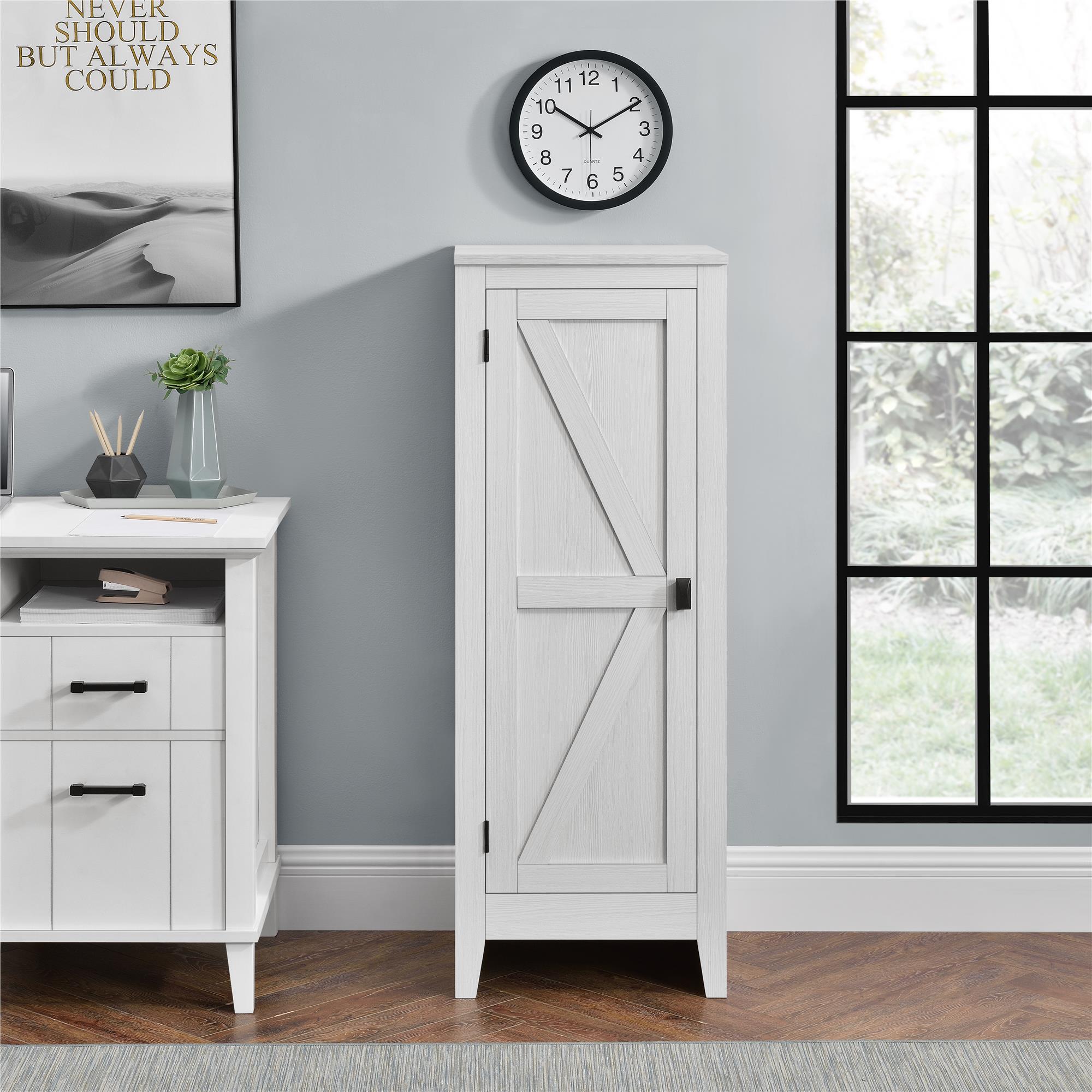 Farmington Storage Cabinet, Ivory Pine - Ivory Pine