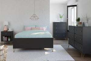 Novogratz Owen Nightstand - Black