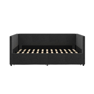 DHP Daybed with Storage - Grey Linen - Twin