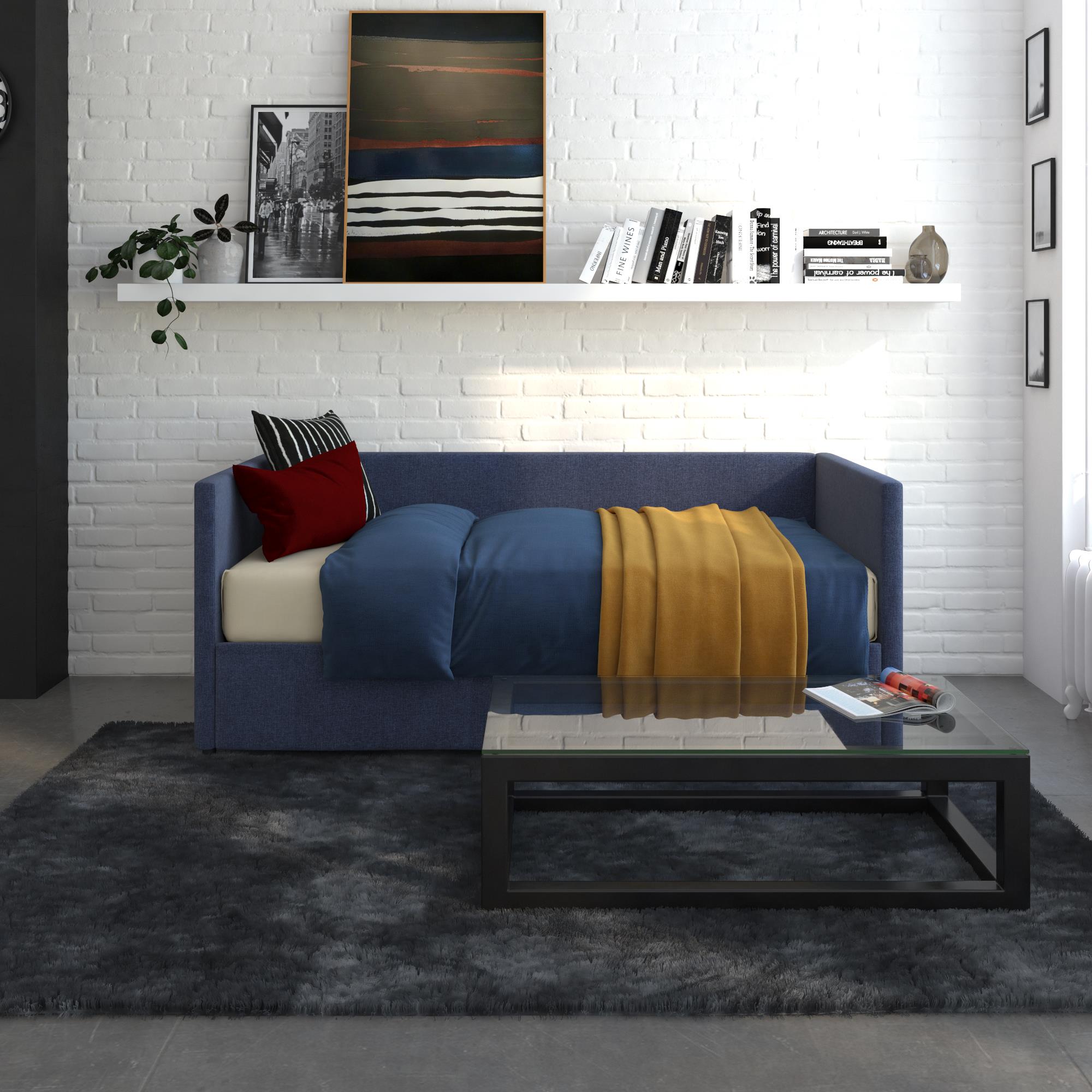 DHP Daybed with Storage - Blue Linen - Twin