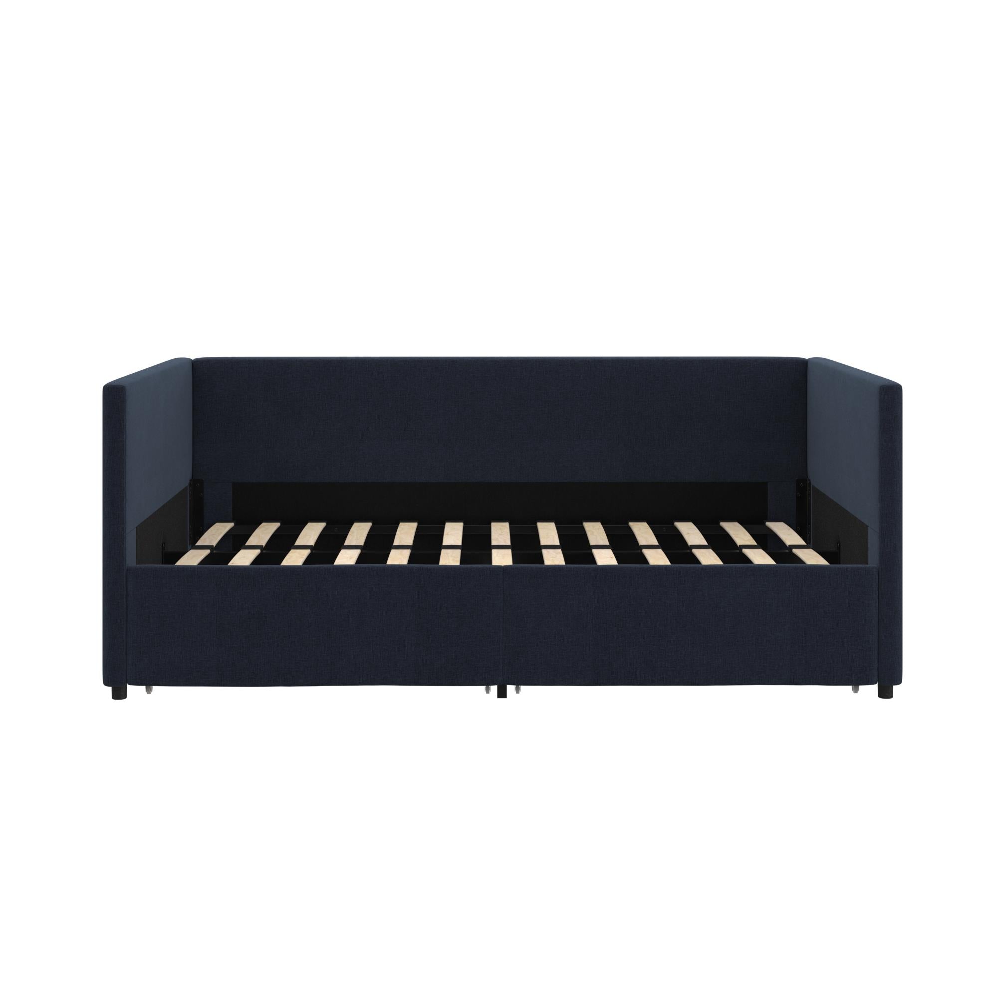 DHP Daybed with Storage - Blue Linen - Twin