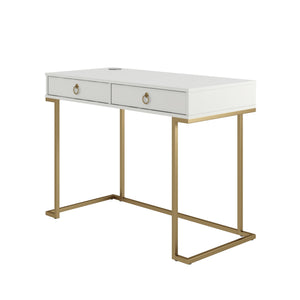 CosmoLiving Camila Writing Desk - White