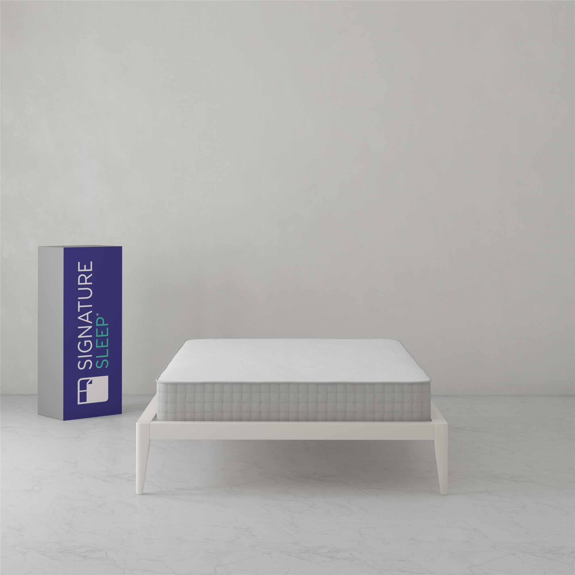 Signature Sleep Hush 8" Pocket Spring Mattress - White - Queen