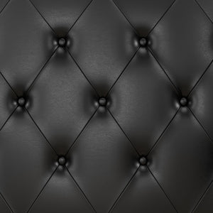 DHP Dakota Upholstered Bed Frame with Drawers - Black Faux Leather - Twin