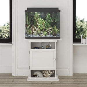 Ollie & Hutch Flipper™ 10/20 Gallon Aquarium or Terrarium Stand - Ivory Oak