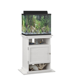 Ollie & Hutch Flipper™ 10/20 Gallon Aquarium or Terrarium Stand - Ivory Oak