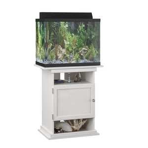 Ollie & Hutch Flipper™ 10/20 Gallon Aquarium or Terrarium Stand - Ivory Oak