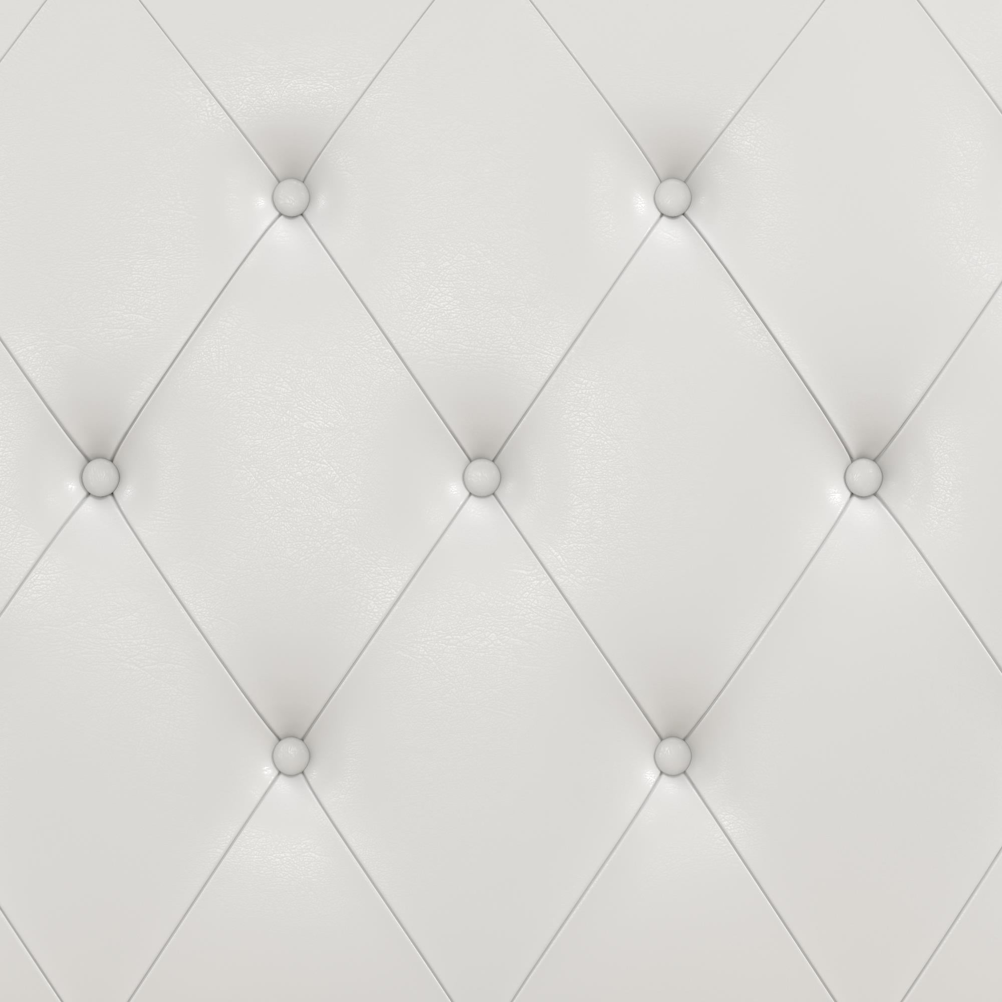 DHP Dakota Upholstered Bed Frame with Drawers - White Faux leather - Twin