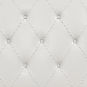 DHP Dakota Upholstered Bed Frame with Drawers - White Faux leather - Twin