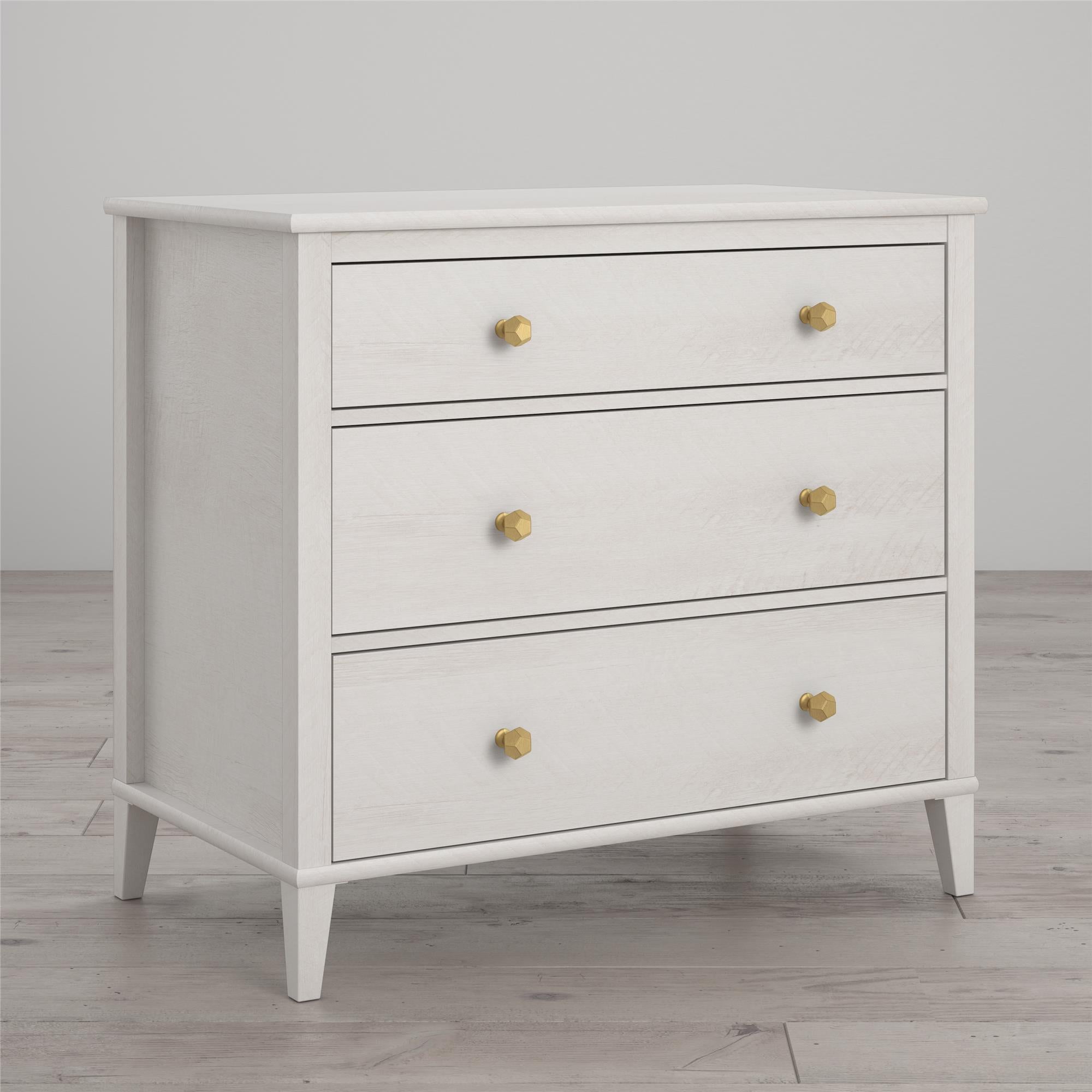 Monarch Hill Poppy Ivory Oak 3 Drawer Dresser - Ivory Oak