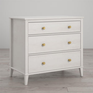 Monarch Hill Poppy Ivory Oak 3 Drawer Dresser - Ivory Oak