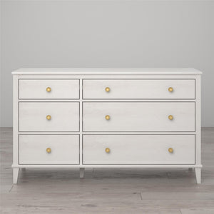 Monarch Hill Poppy 6-Drawer Dresser, Ivory Oak - Ivory Oak