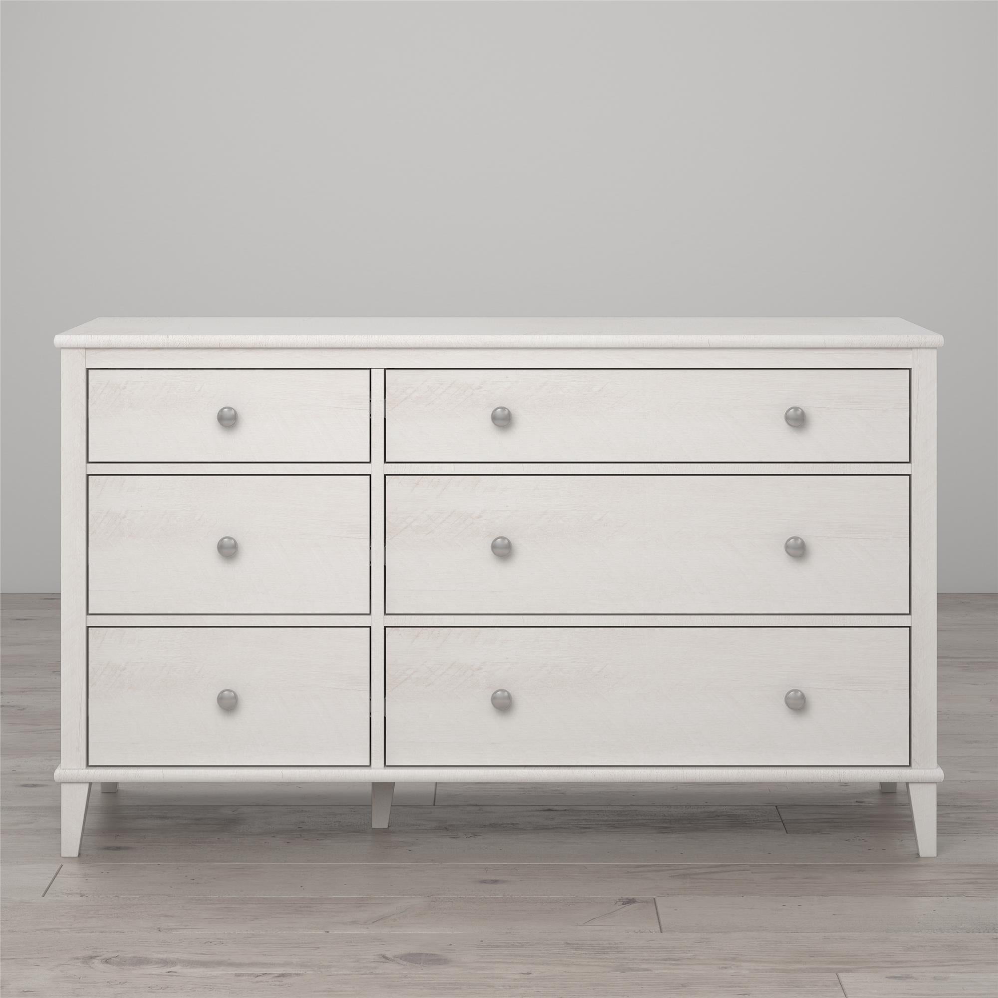 Monarch Hill Poppy 6-Drawer Dresser, Ivory Oak - Ivory Oak