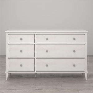 Monarch Hill Poppy 6-Drawer Dresser, Ivory Oak - Ivory Oak