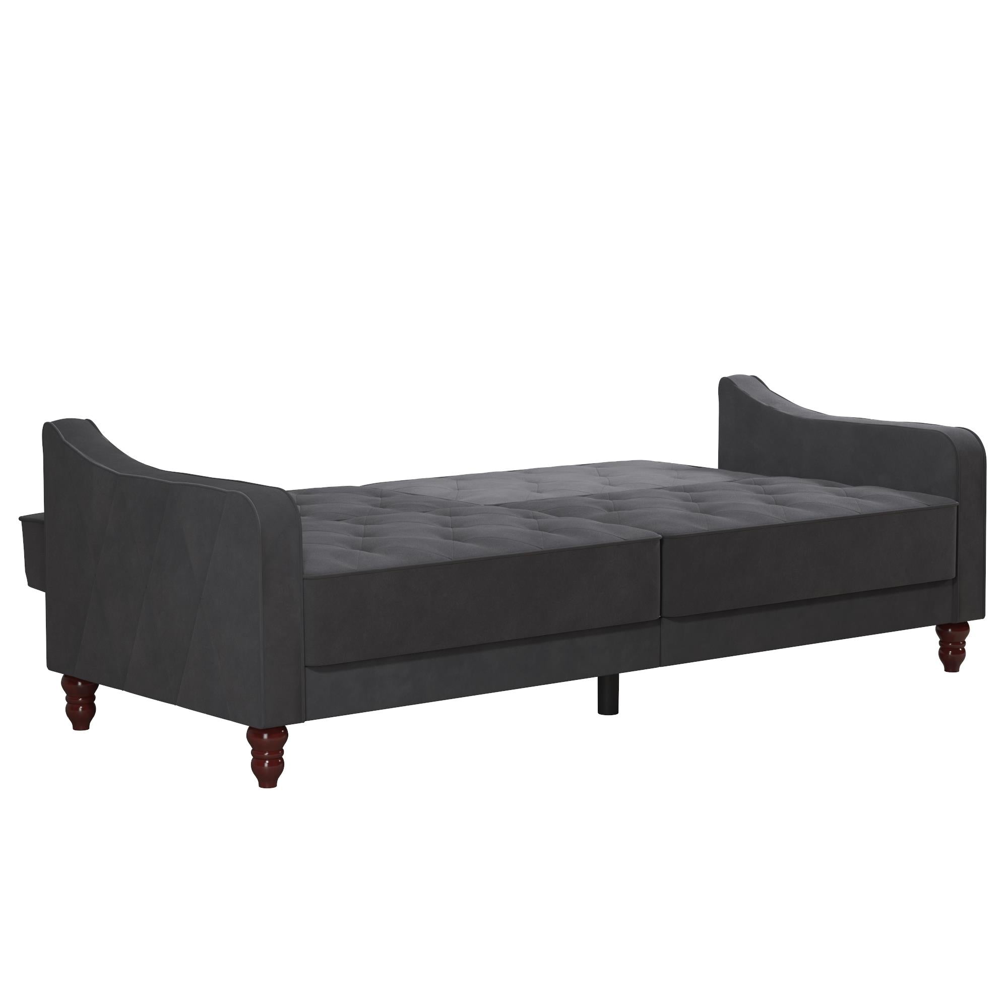 Novogratz Vintage Futon Sofa Bed - Dark Gray