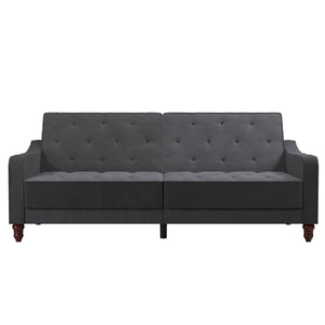 Novogratz Vintage Futon Sofa Bed - Dark Gray