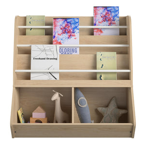 Ameriwood Home Tyler Kids Book and Toy Storage - Blonde Oak