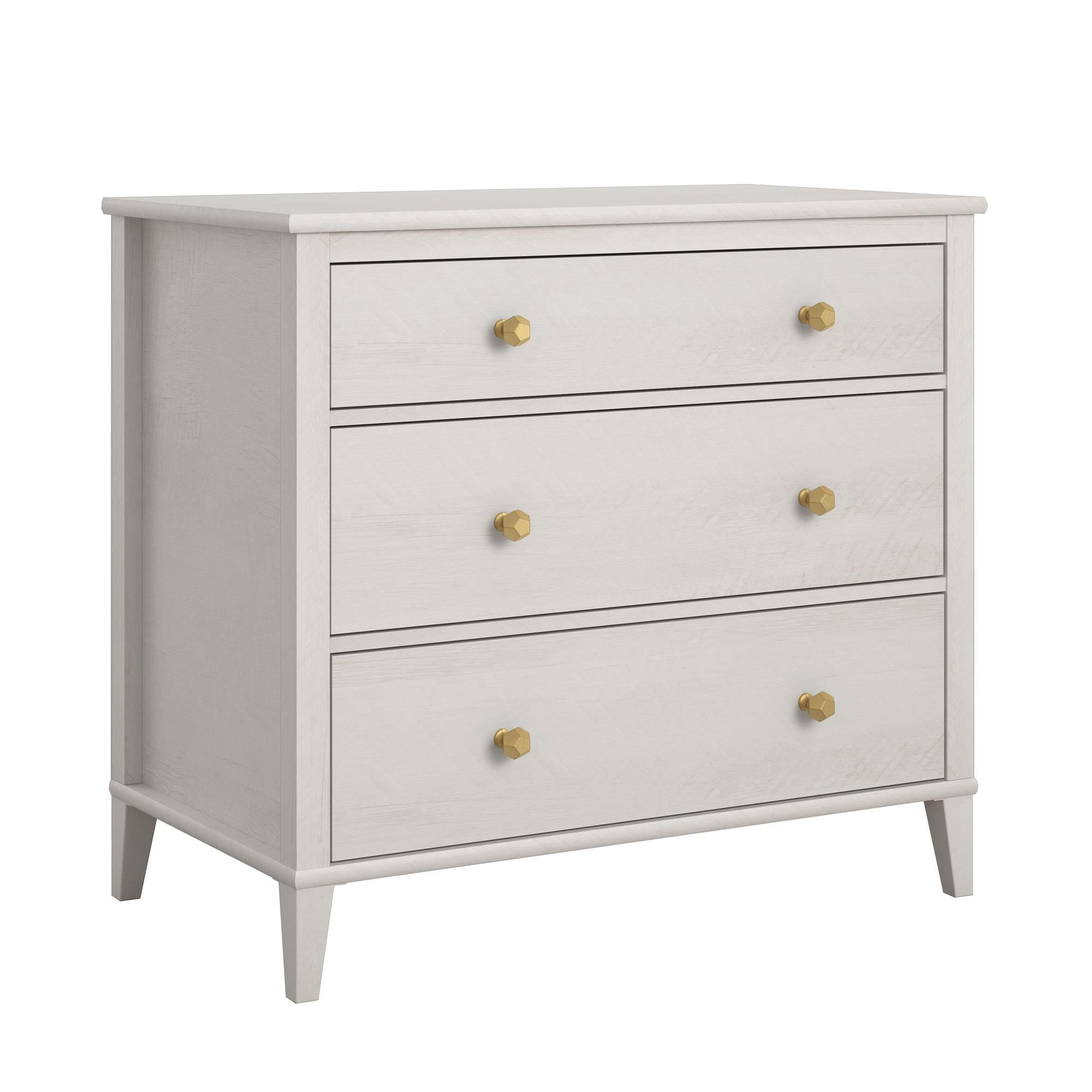 Monarch Hill Poppy Ivory Oak 3 Drawer Dresser - Ivory Oak