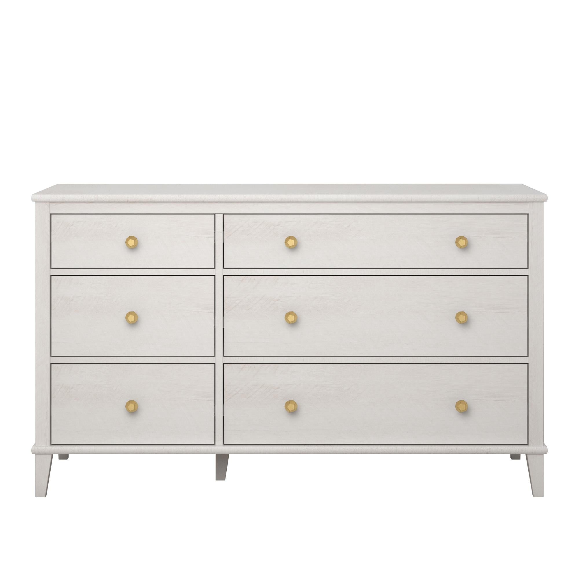 Monarch Hill Poppy 6-Drawer Dresser, Ivory Oak - Ivory Oak