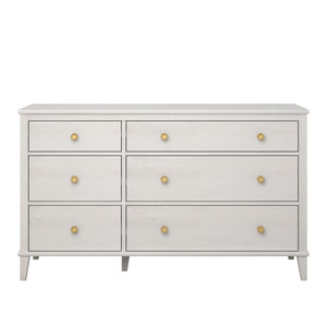Monarch Hill Poppy 6-Drawer Dresser, Ivory Oak - Ivory Oak