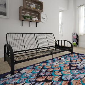 DHP Aiden Metal Futon Frame - Black