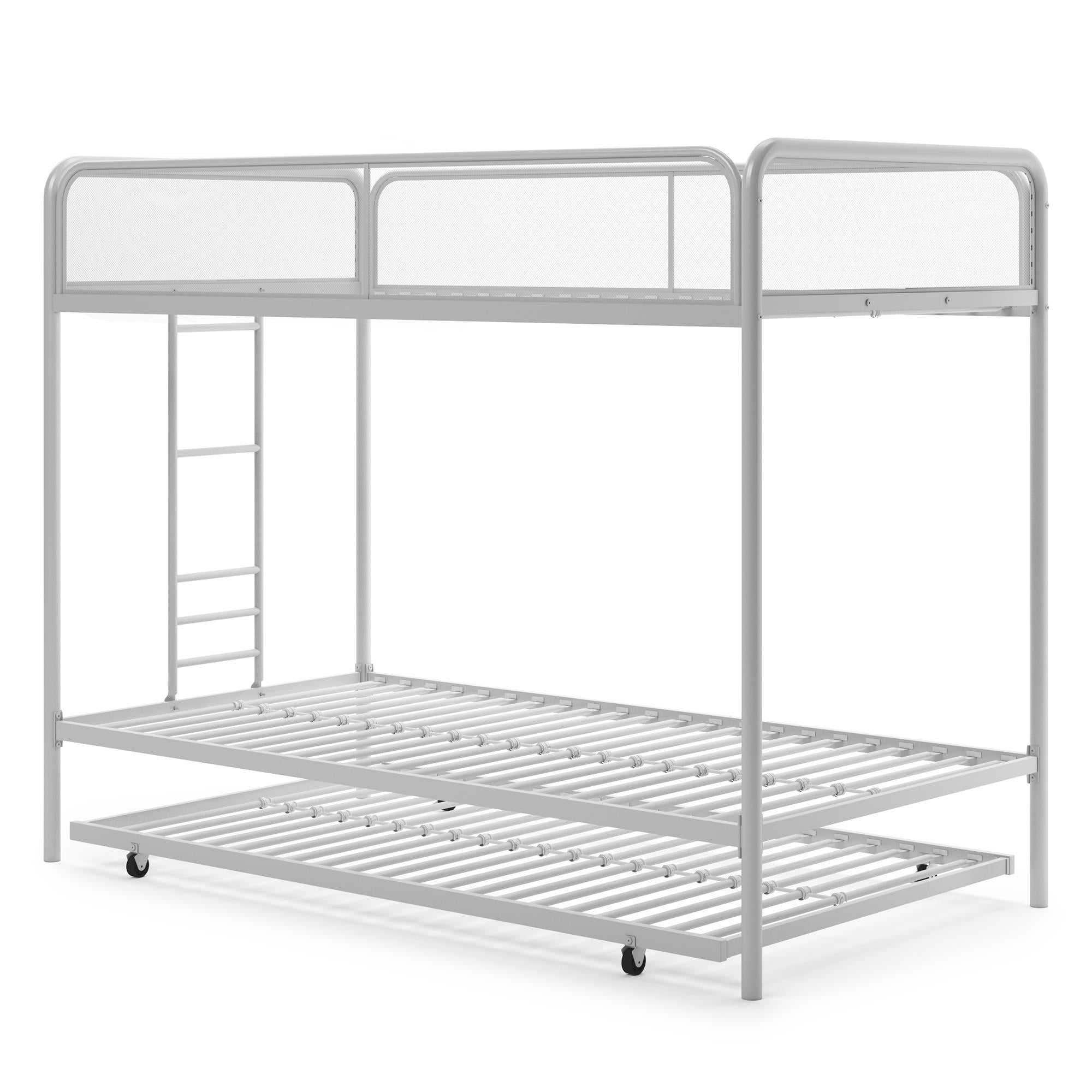DHP Isaiah Kids' Triple Bunk Bed - White - Twin/Twin/Twin