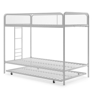 DHP Isaiah Kids' Triple Bunk Bed - White - Twin/Twin/Twin
