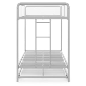 DHP Isaiah Kids' Triple Bunk Bed - White - Twin/Twin/Twin