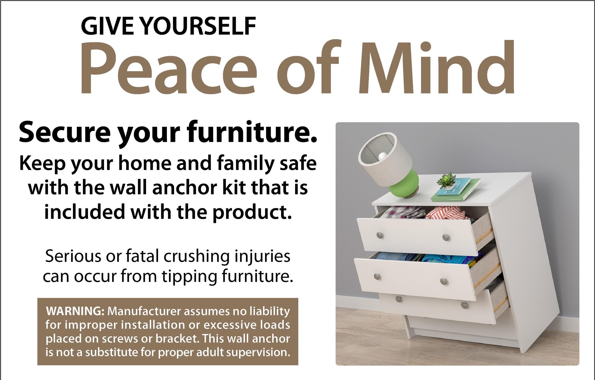 CosmoLiving Camila 5 Shelf Bookcase - White