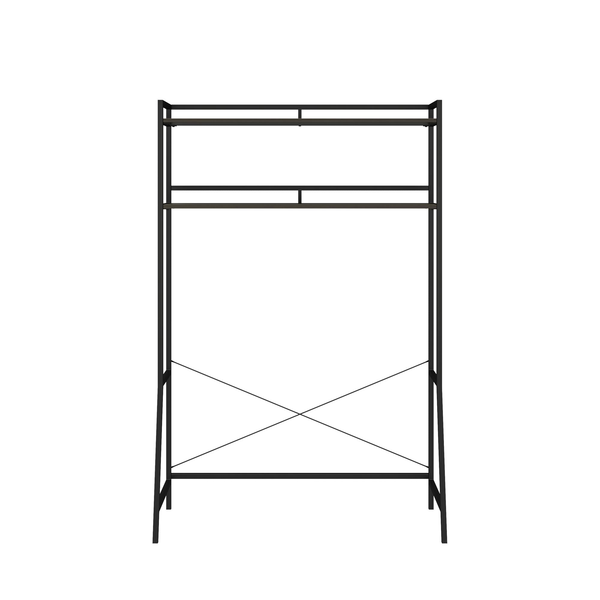 Novogratz Beverly Over-The-Bed Storage for Twin & XL Twin Beds - Espresso