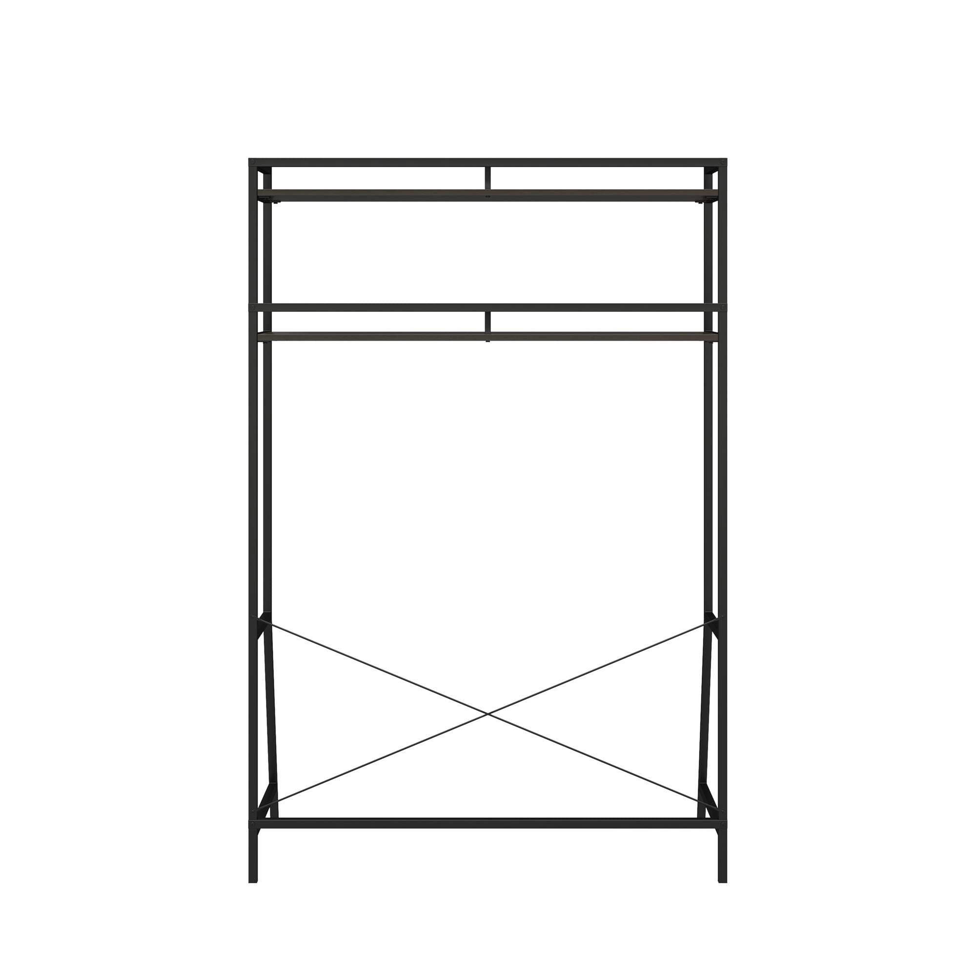 Novogratz Beverly Over-The-Bed Storage for Twin & XL Twin Beds - Espresso