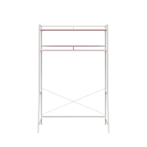 Novogratz Beverly Over-The-Bed Storage for Twin & XL Twin Beds - Light Pink