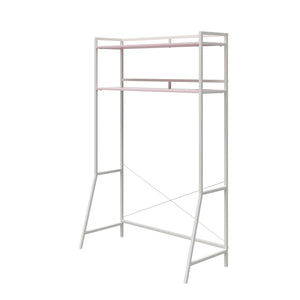 Novogratz Beverly Over-The-Bed Storage for Twin & XL Twin Beds - Light Pink
