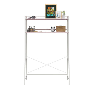 Novogratz Beverly Over-The-Bed Storage for Twin & XL Twin Beds - Light Pink