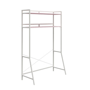 Novogratz Beverly Over-The-Bed Storage for Twin & XL Twin Beds - Light Pink