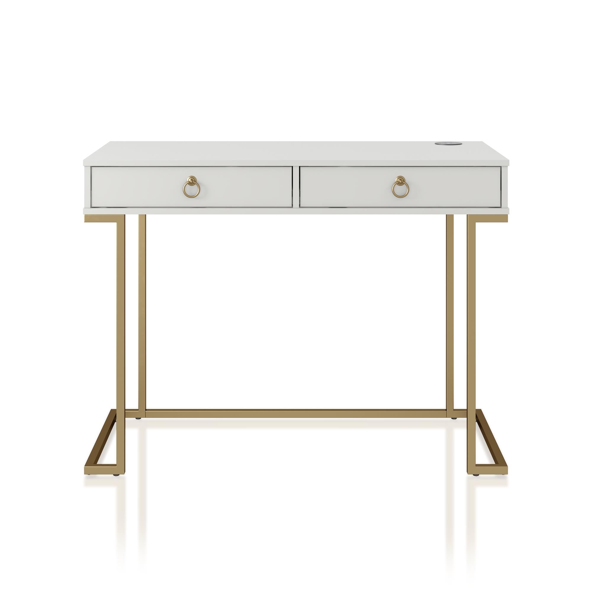 CosmoLiving Camila Writing Desk - White