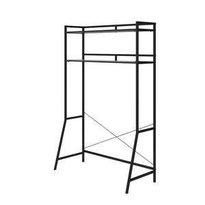 Novogratz Beverly Over-The-Bed Storage for Twin & XL Twin Beds - Black Oak