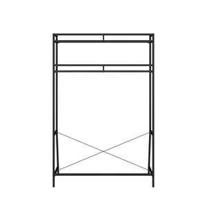 Novogratz Beverly Over-The-Bed Storage for Twin & XL Twin Beds - Black Oak