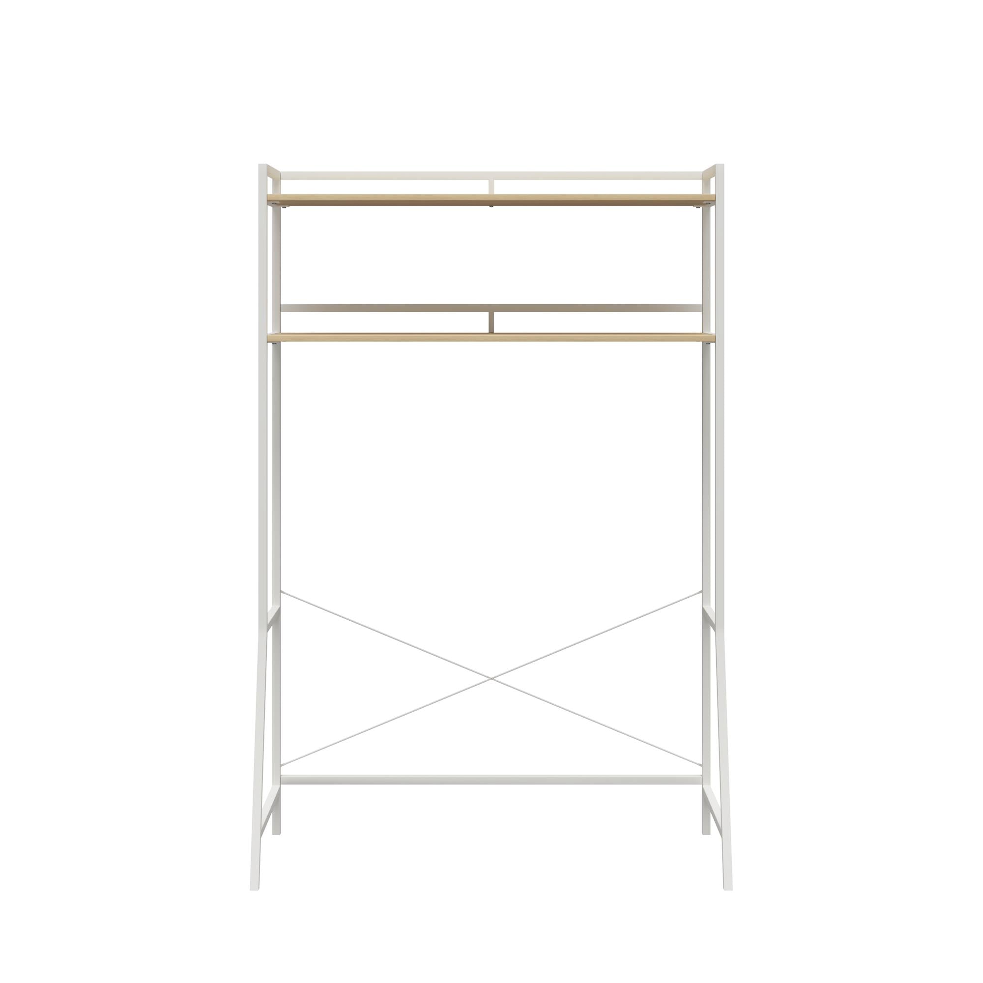 Novogratz Beverly Over-The-Bed Storage for Twin & XL Twin Beds - Blonde Oak