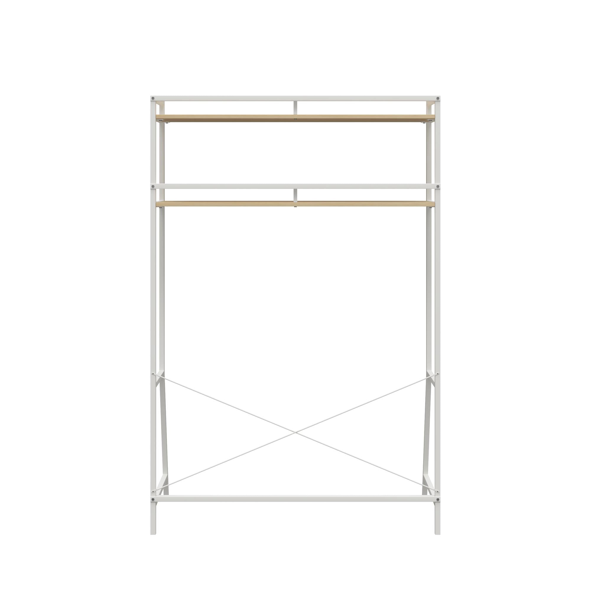 Novogratz Beverly Over-The-Bed Storage for Twin & XL Twin Beds - Blonde Oak