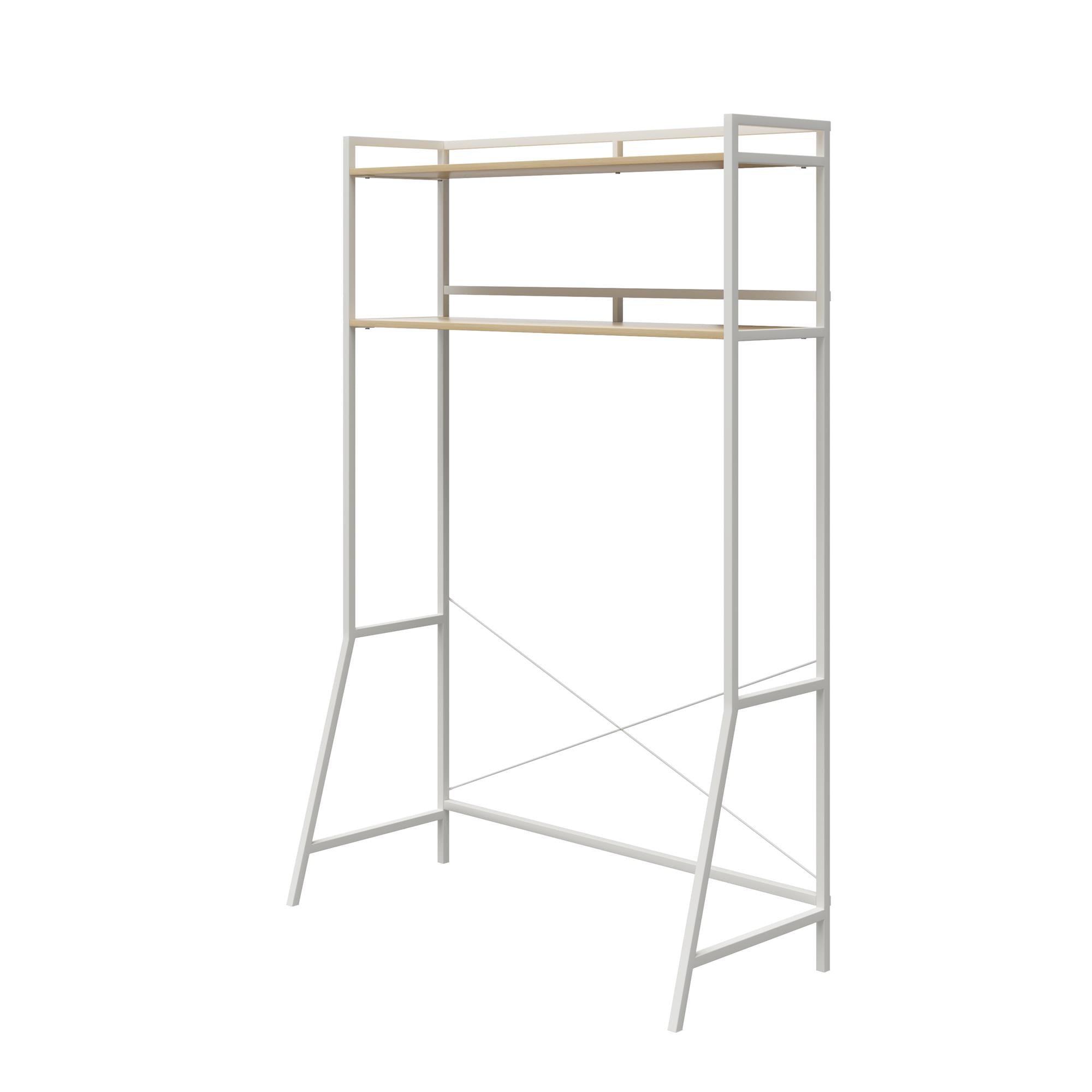 Novogratz Beverly Over-The-Bed Storage for Twin & XL Twin Beds - Blonde Oak